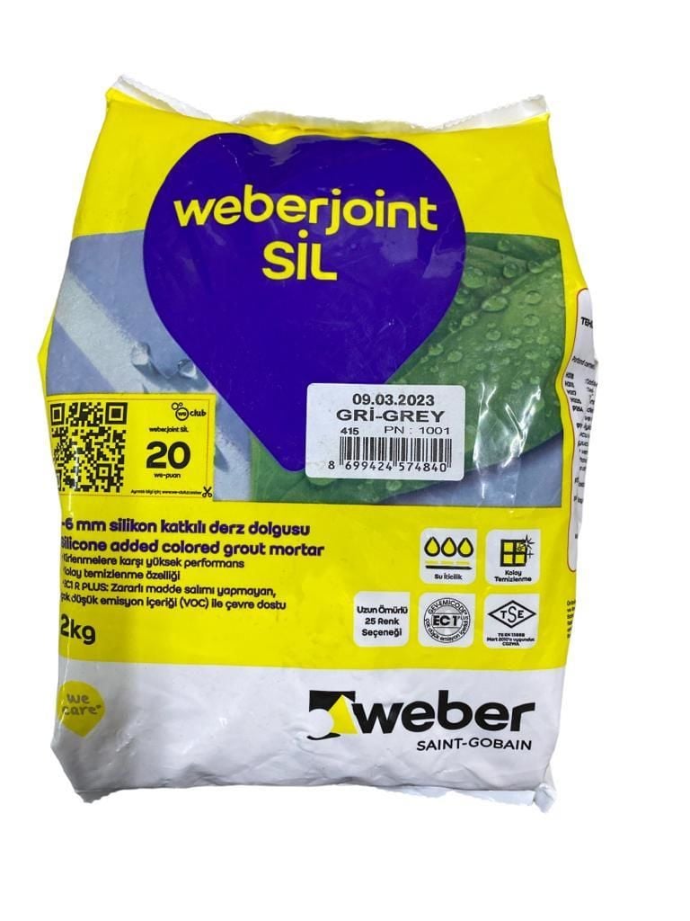 Weber Joint Sil 415 Gri Derz Dolgu 2 Kg