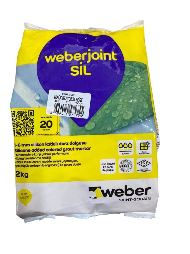 Weber Joint Sil 423 Yörük Bej Kahve Derz Dolgu 2 Kg