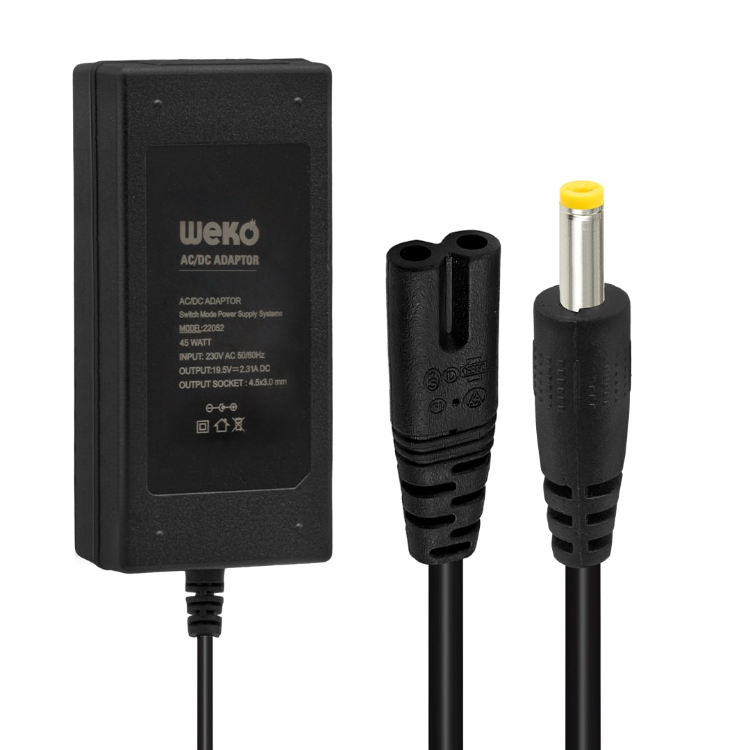 19.5 VOLT 2.31 AMPER 4.5X3.0MM UÇLU NOTEBOOK ADAPTÖR YERLİ ÜRETİM (4620)