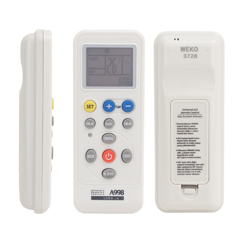 Кондиционер Smart Remote Control 5000in1 Universal для всех моделей A/c A998 