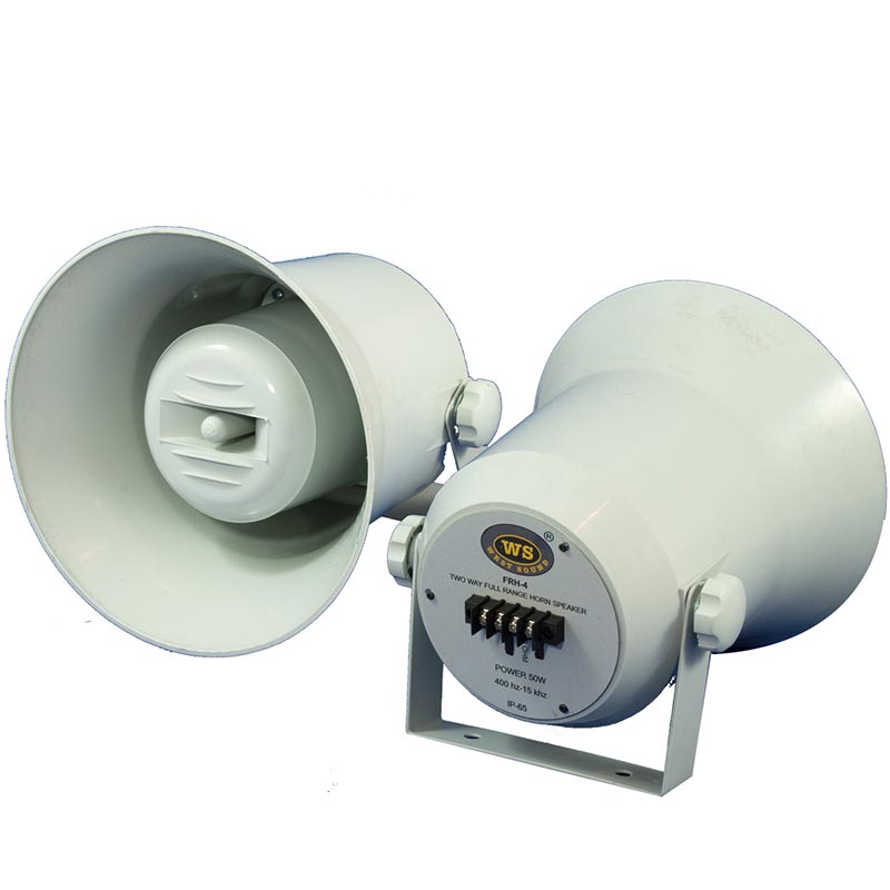 Westsound Frh-4 10 Cm 40 Watt ıp 65 Plastık Horn Hoparlör  Trafosuz