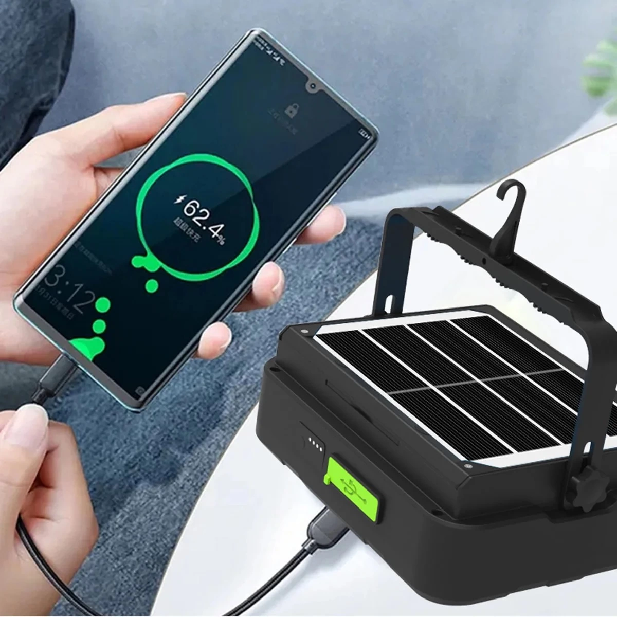 Wison 150w Güneş Enerjili Solar Kamp Feneriprojektör