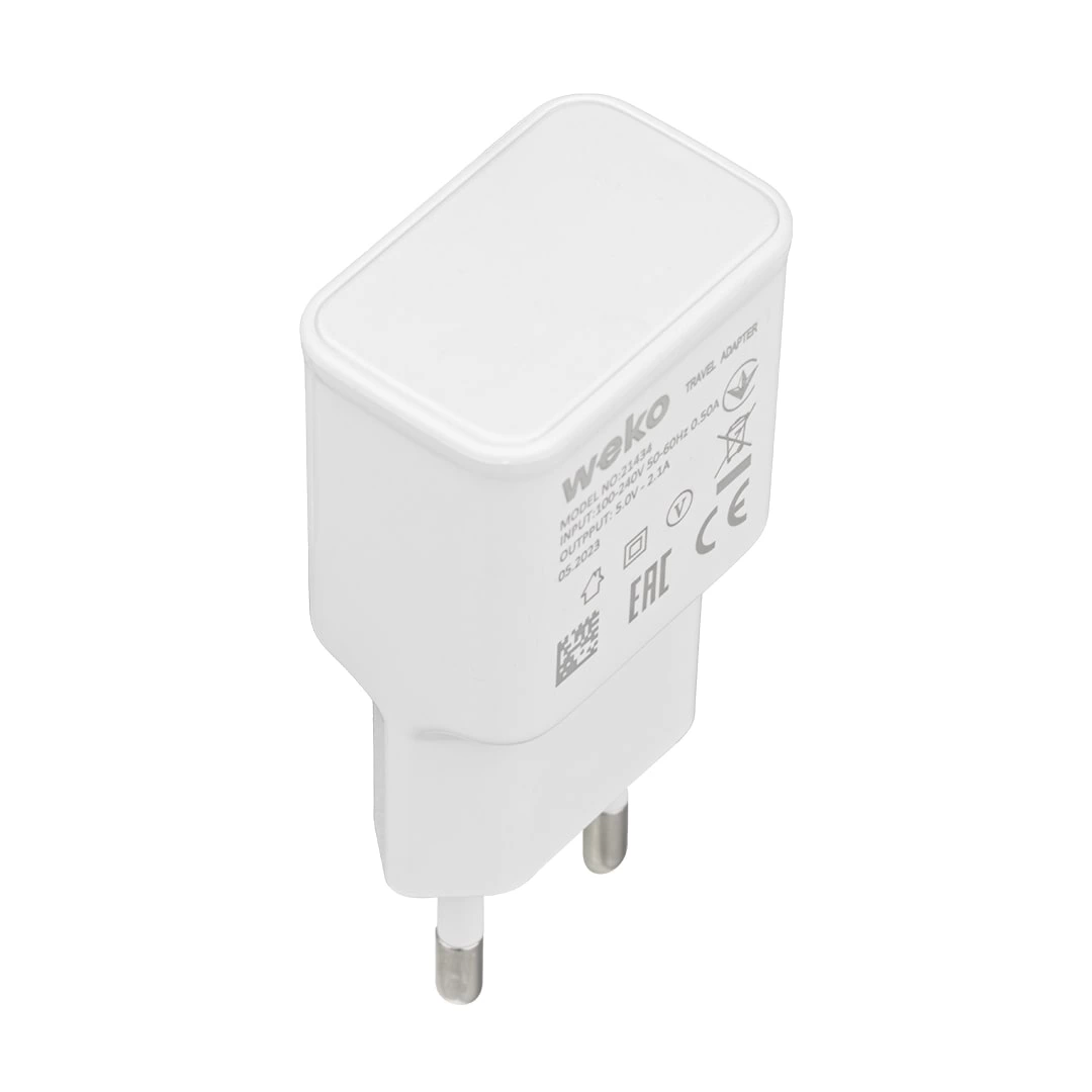 Wk-21434 S6 2.1 Amper Şarj Başlık Adaptörü + Mıcro Usb Kablono:3