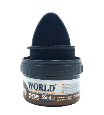 World 55ml.koyu Kahve Brown Ayakkabi Boyasi