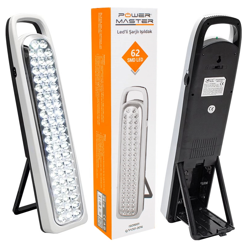 Yajıa Yj-6828a 62 Smd Ledli Şarjlı Işıldak