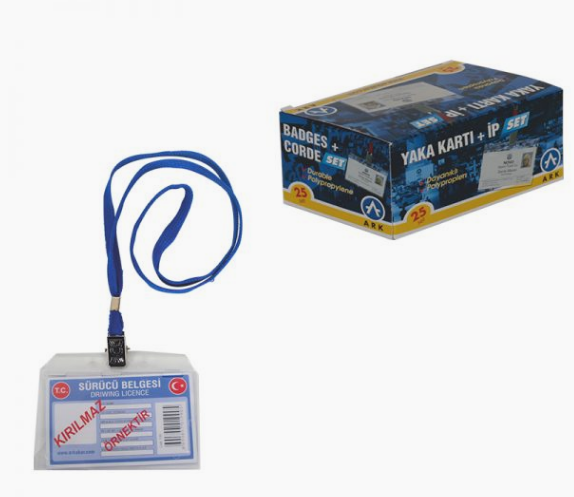 Yaka Karti İpli̇ Set