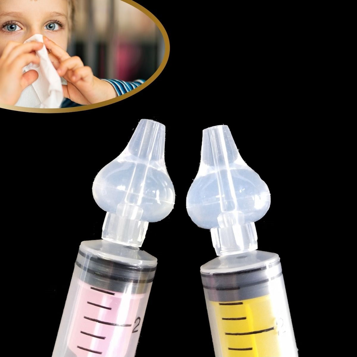 Yeniden Kullanılabilir, Manuel Burun Temizleyici 10ml Kapasiteli Burun Açıcı Şırınga