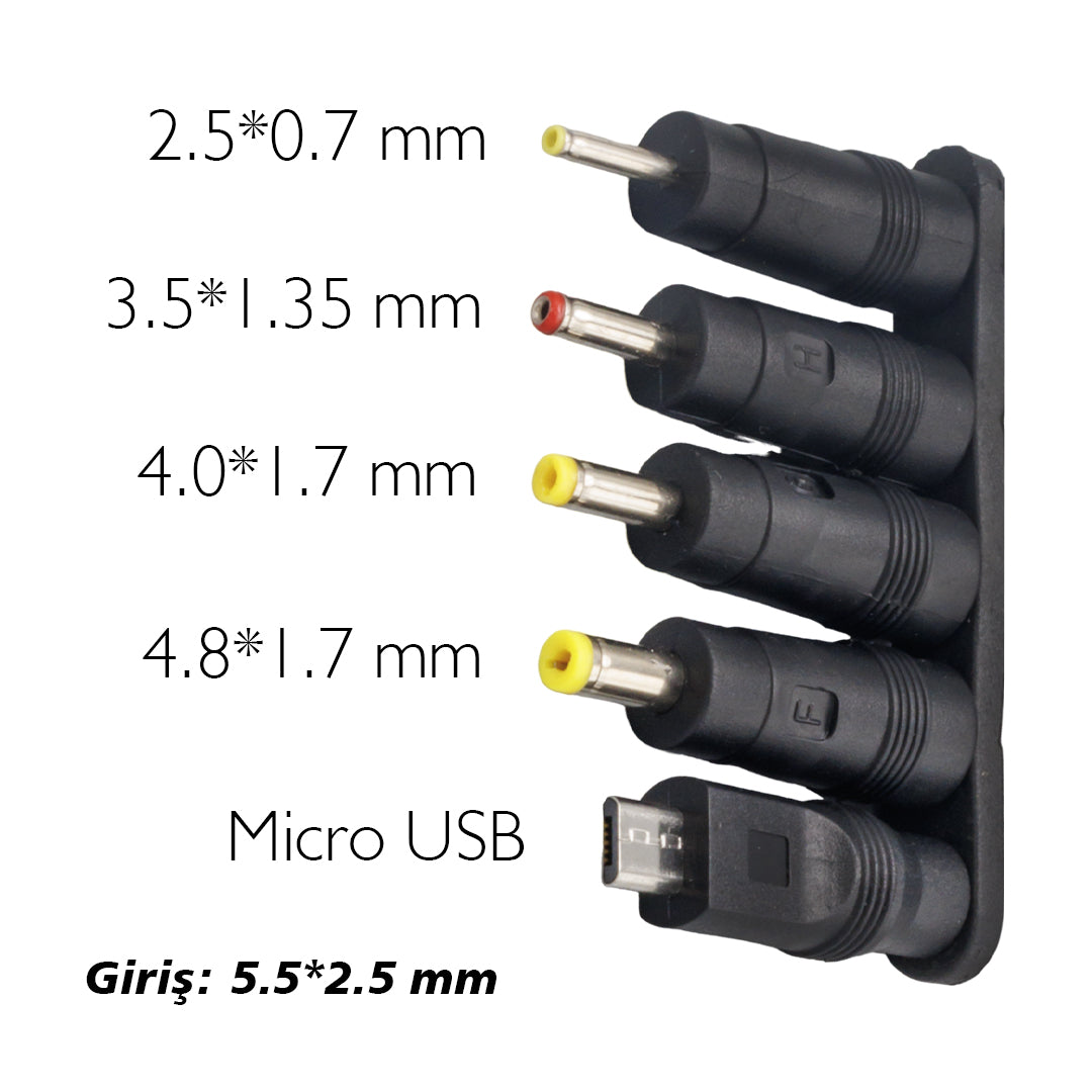 YERLİ ÜRETİM ÇOKLU YEDEK ADAPTÖR UÇ ÇEVİRİCİ