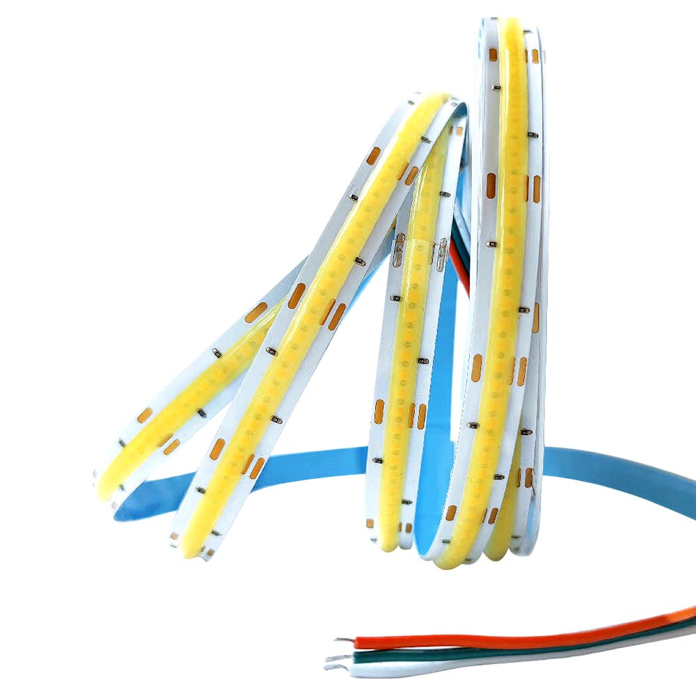 YEŞİL 5 METRE 12V COB ŞERİT LED STRIP 200 LED 3000K FOSFORLU (4620)