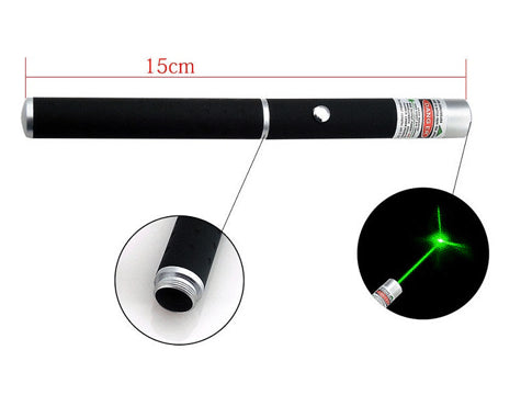 Yeşil Lazer Pointer 500 mW 15 Km Etkili (Tek Başlık 5 Model) (4620)