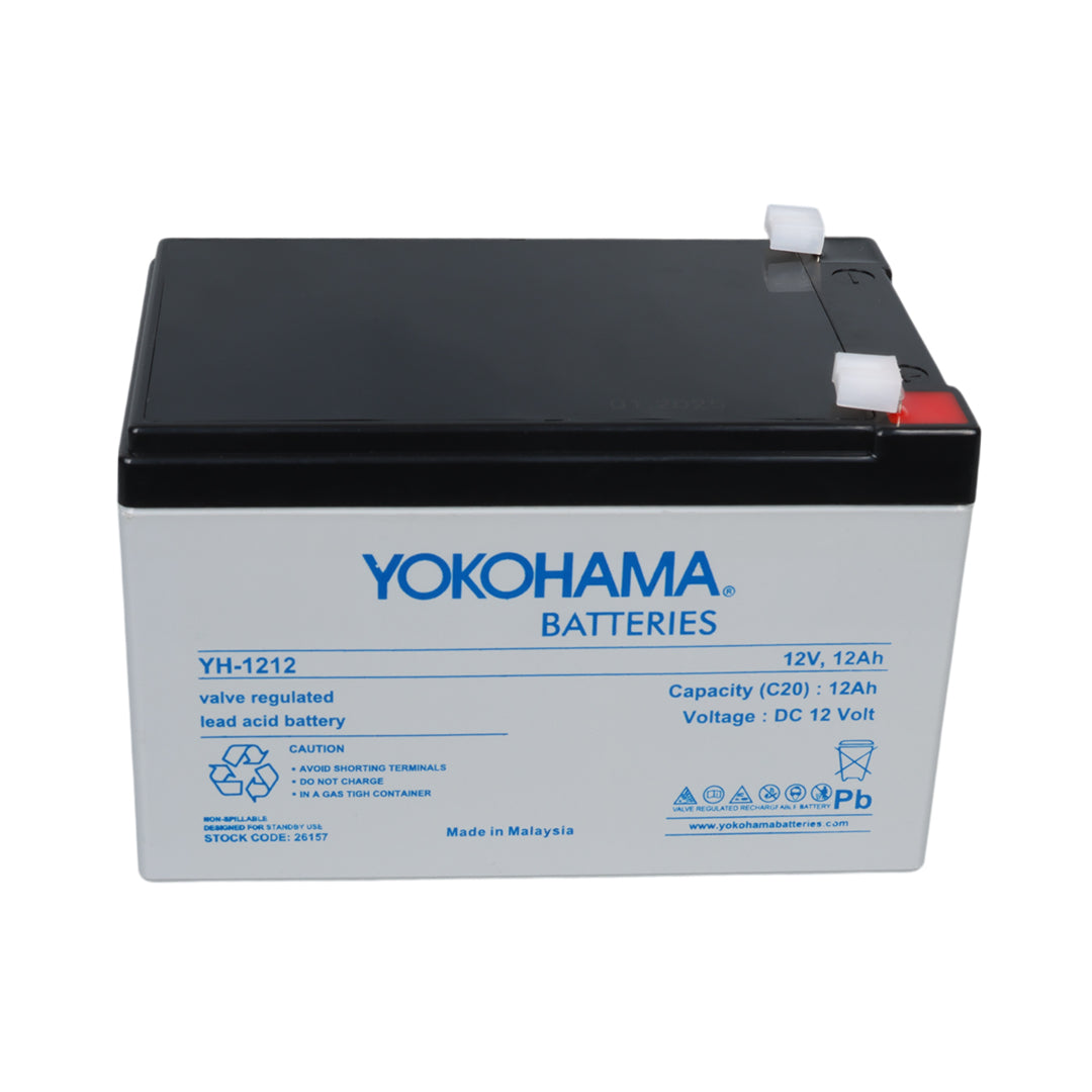 Yokohama Yh-1212 12 Volt - 12 Amper Kuru Akü