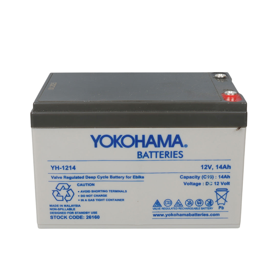 Yokohama Yh-1214 12 Volt - 14 Amper Elektri̇kli̇ Bi̇si̇klet Aküsü