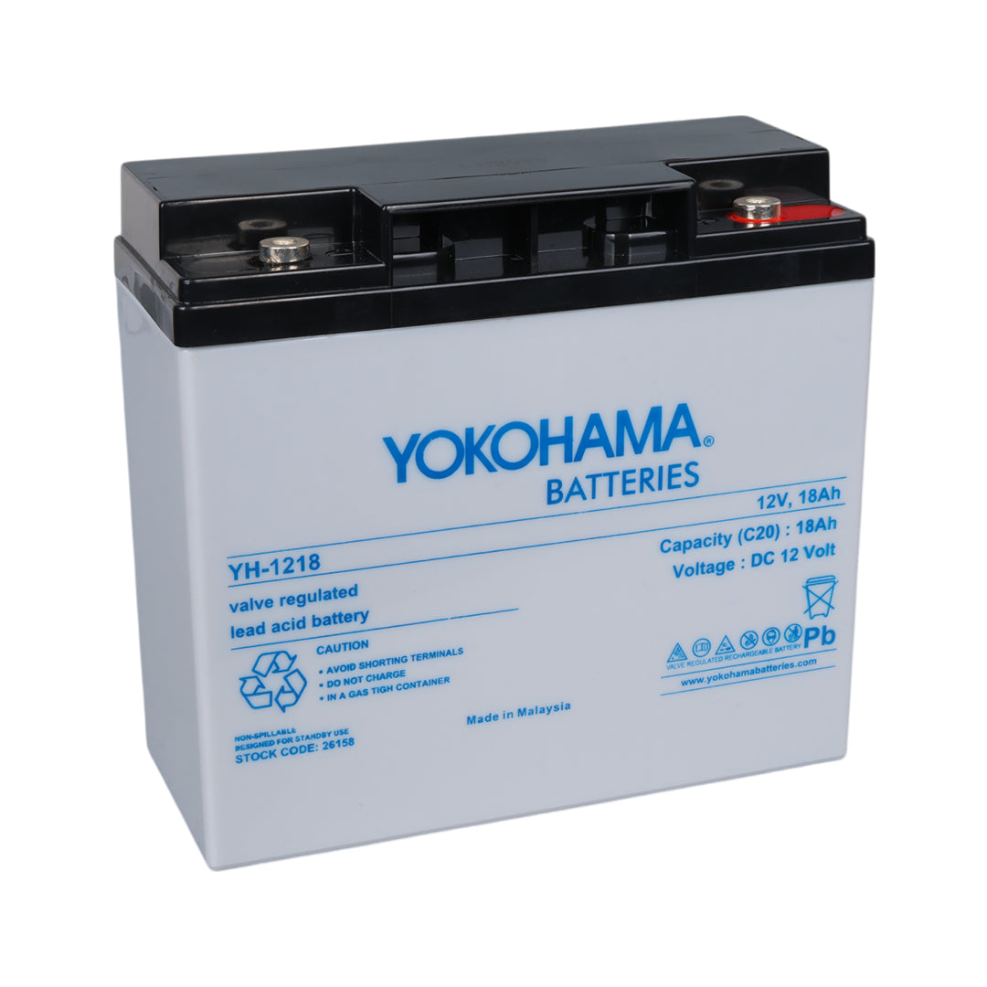 Yokohama Yh-1218 12 Volt - 18 Amper Kuru Akü