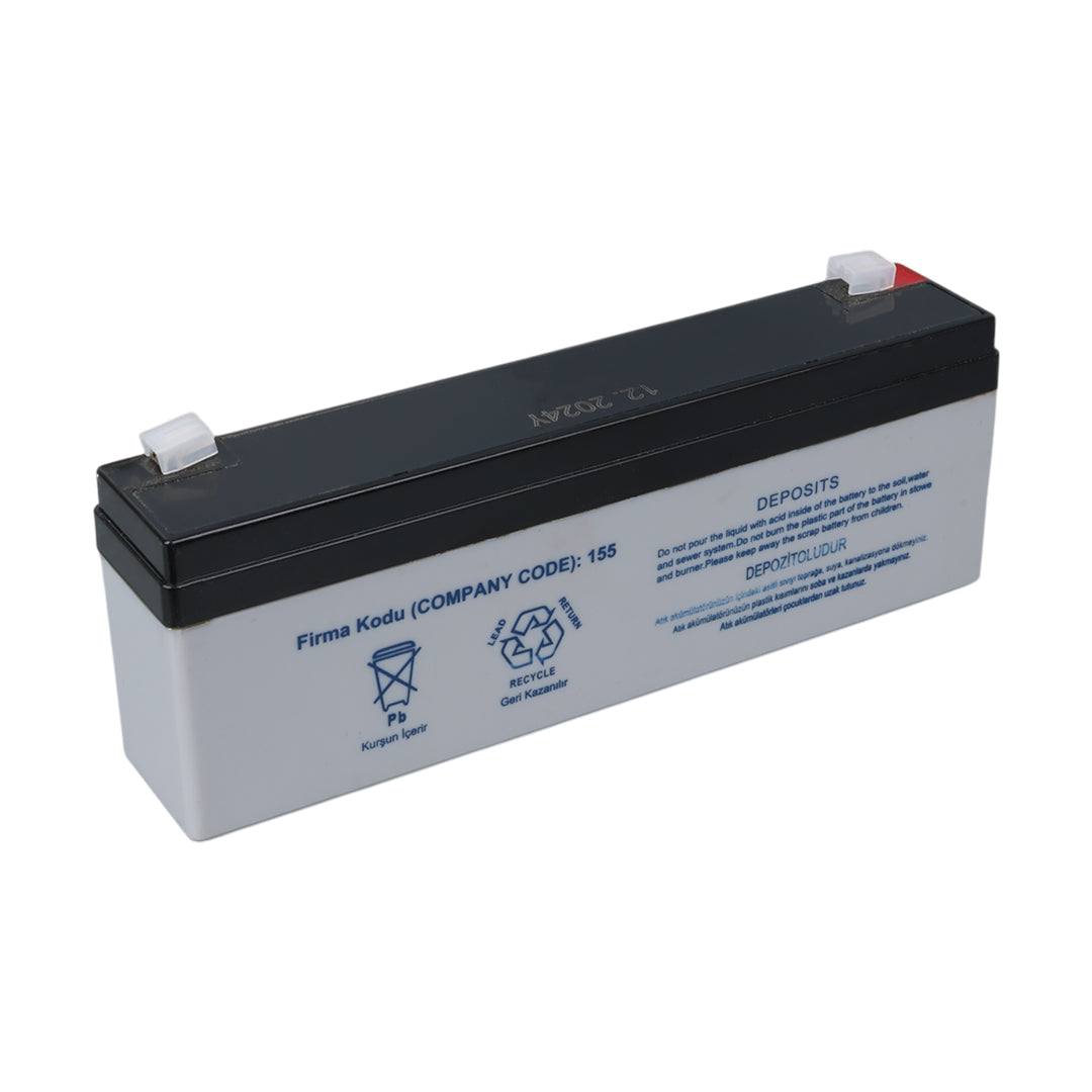 Yokohama Yh-122.3 12 Volt - 2.3 Amper Yatik Uzun Akü
