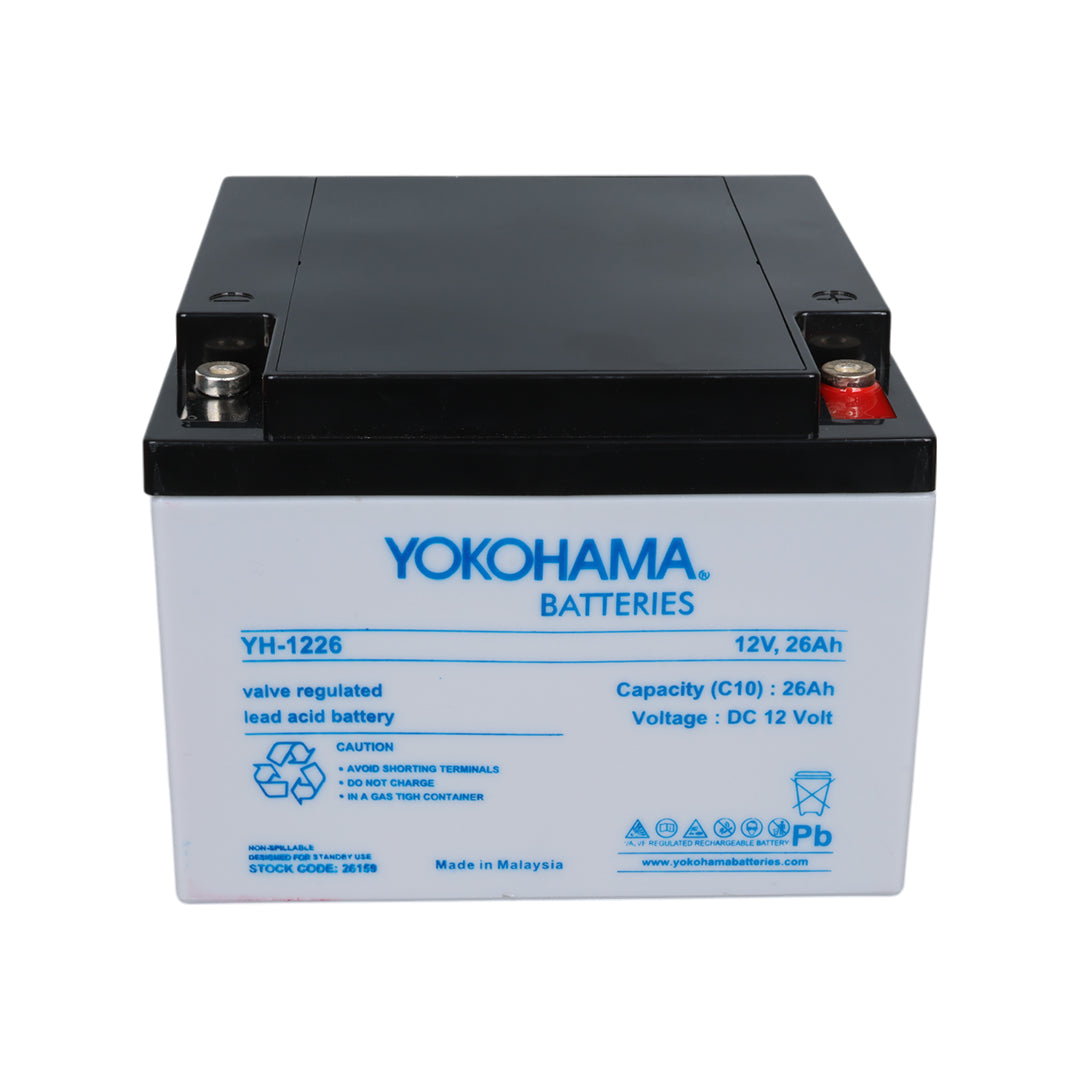 Yokohama Yh-1226 12 Volt - 26 Amper Kuru Akü