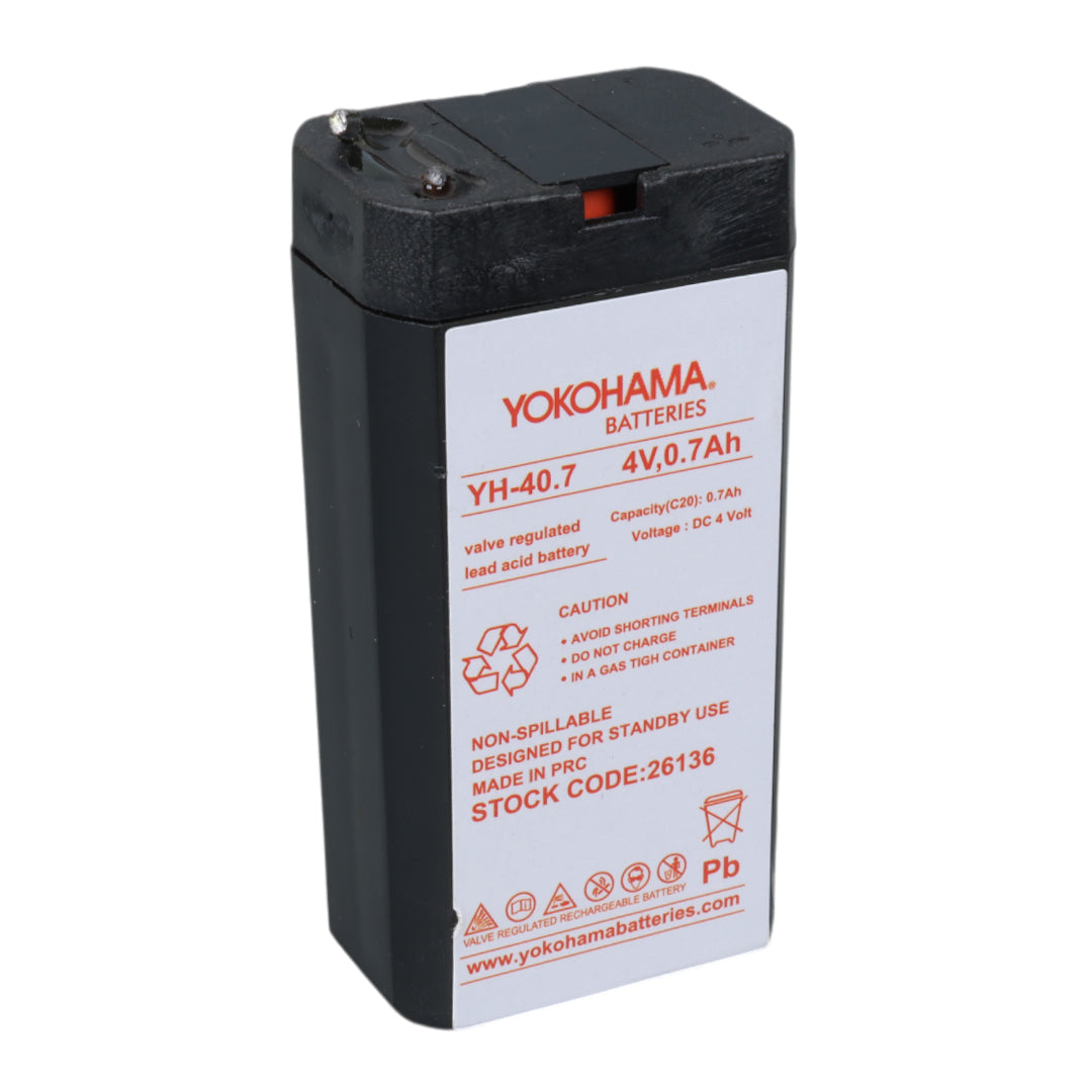 Yokohama Yh-40.7 4 Volt - 0.7 Amper Kuru Akü