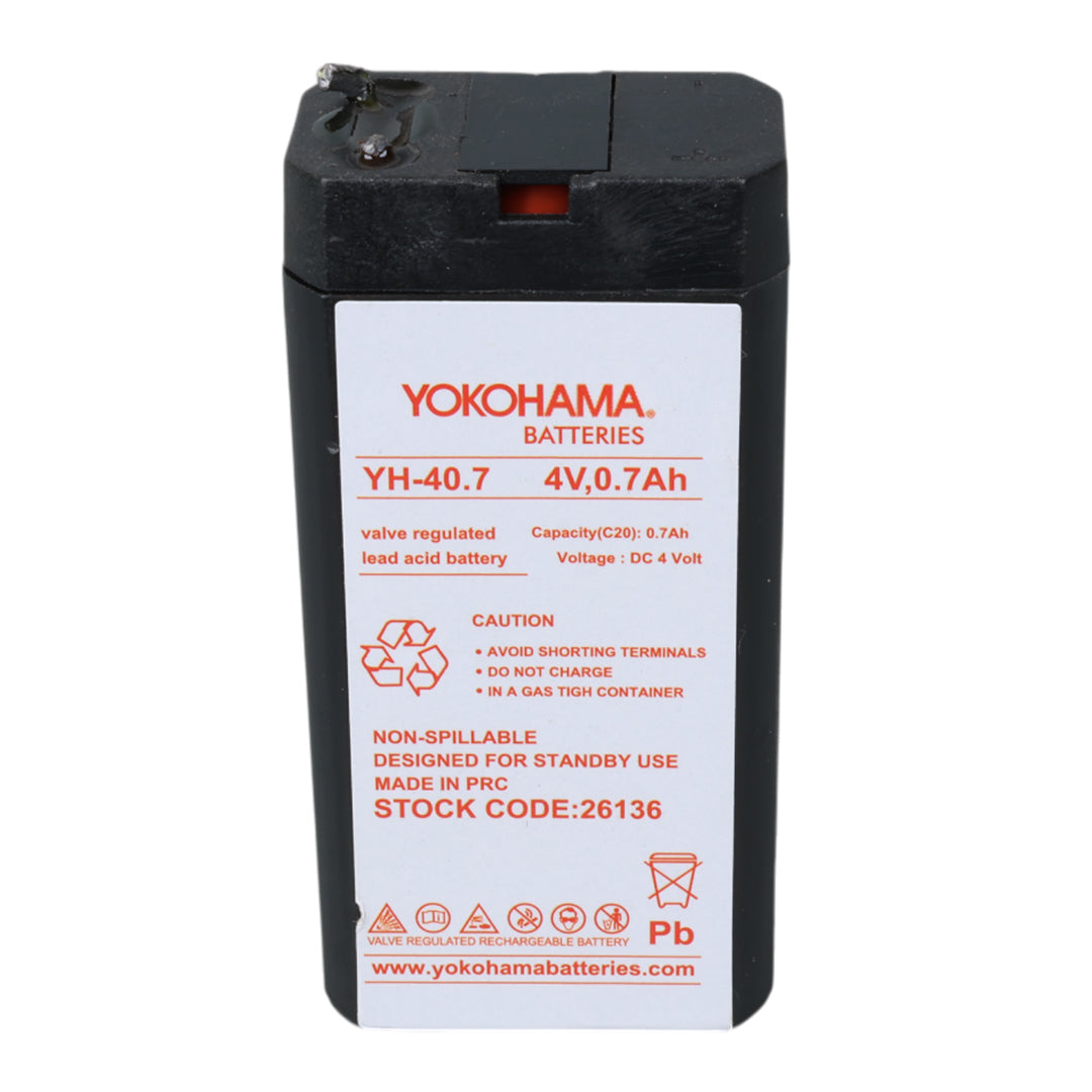 Yokohama Yh-40.7 4 Volt - 0.7 Amper Kuru Akü