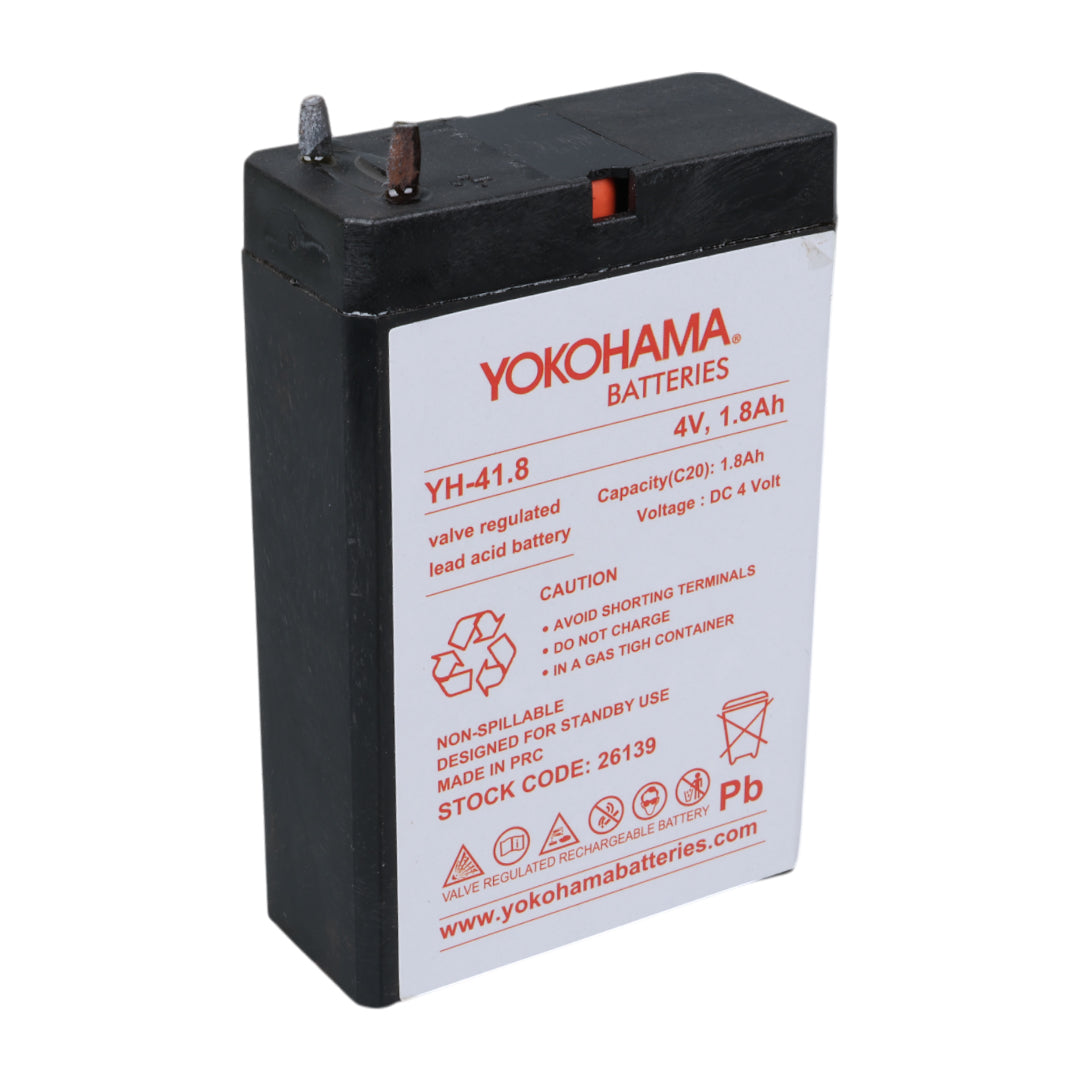 Yokohama Yh-41.8 4 Volt - 1.8 Amper Kuru Akü