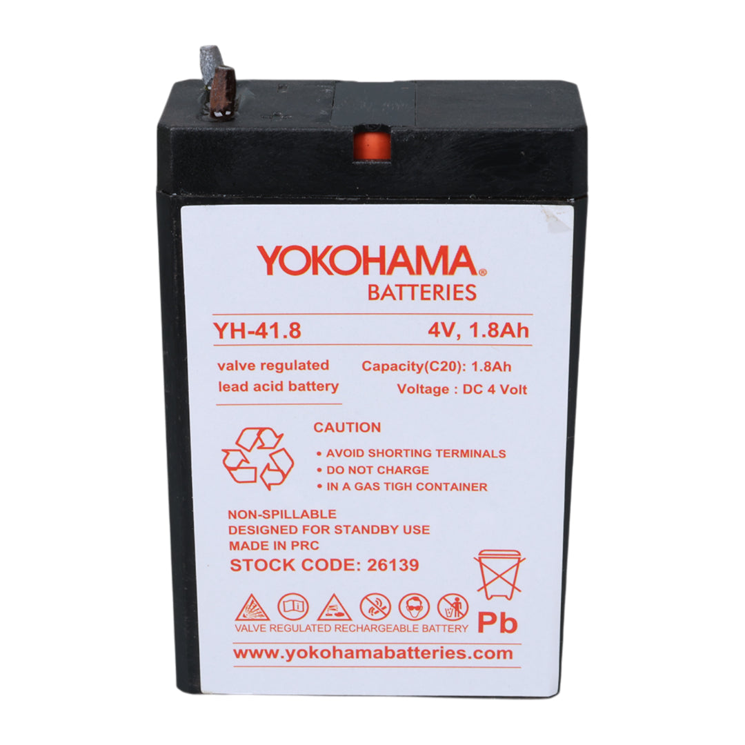 Yokohama Yh-41.8 4 Volt - 1.8 Amper Kuru Akü
