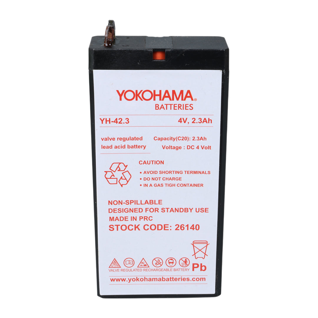 Yokohama Yh-42.3 4 Volt - 2.3 Amper Kuru Akü