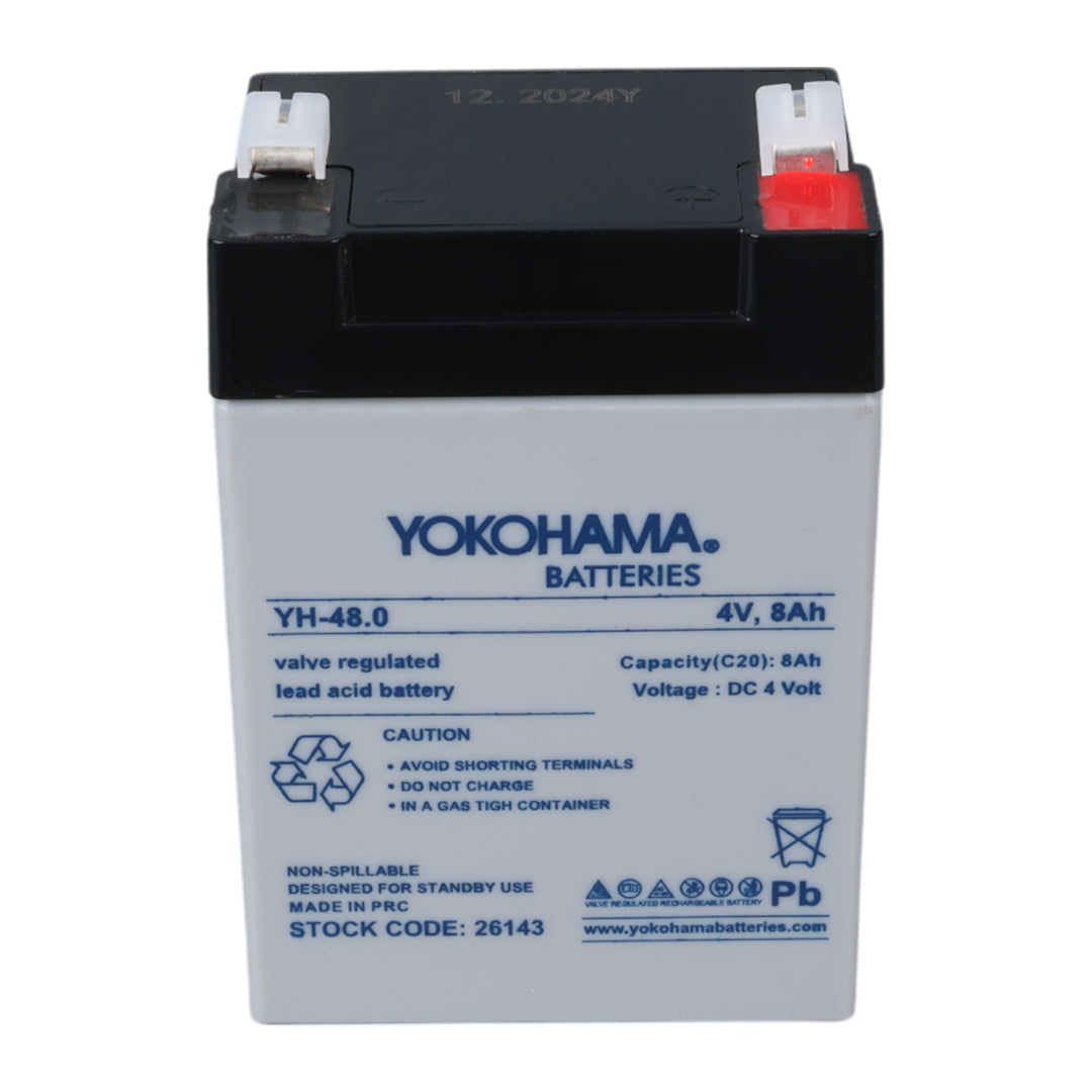 Yokohama Yh-48.0 4 Volt - 8 Amper Kuru Akü
