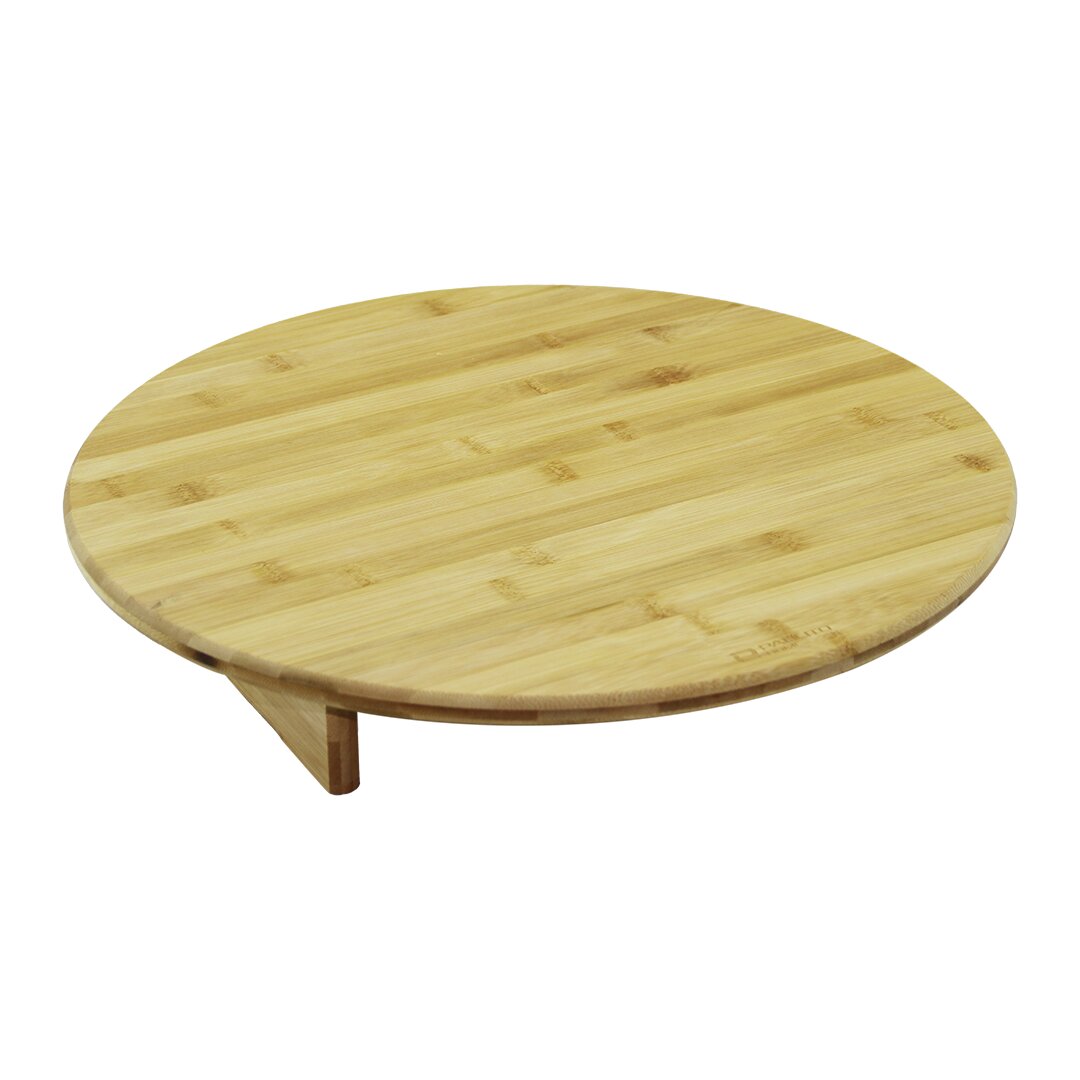 Yuvaralakmi̇ni̇ Sofra Model=çap:45cm - Y:8.5cmayakli Bambu Ahşap Kesi̇m Panosu
