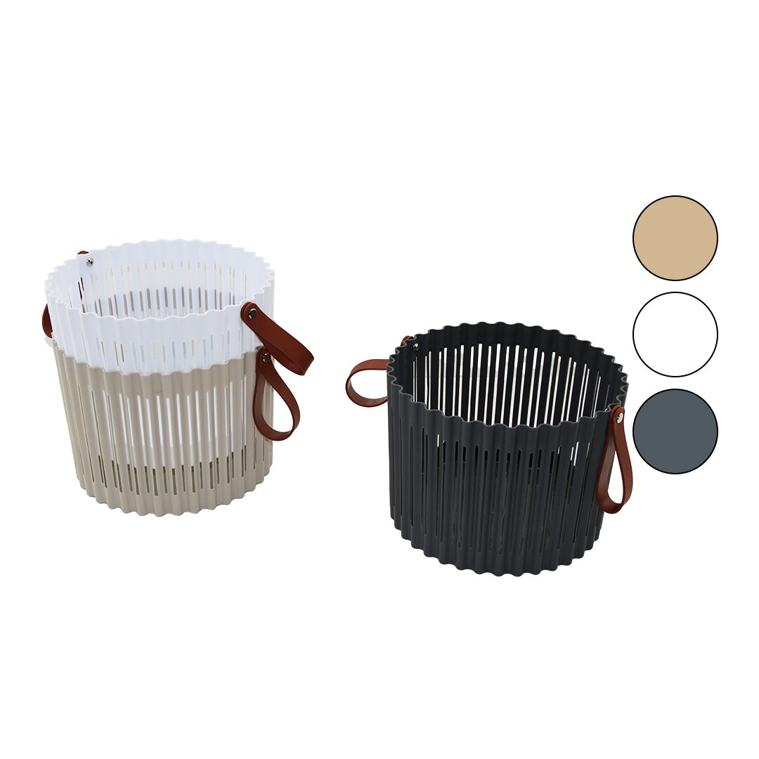 Yuvarlak 8.5lt Flexion çok Amaçli Sepet Renkli̇ Pls. Si̇li̇kon Kulp çap:24cm - Deri̇nli̇k:17.8cm
