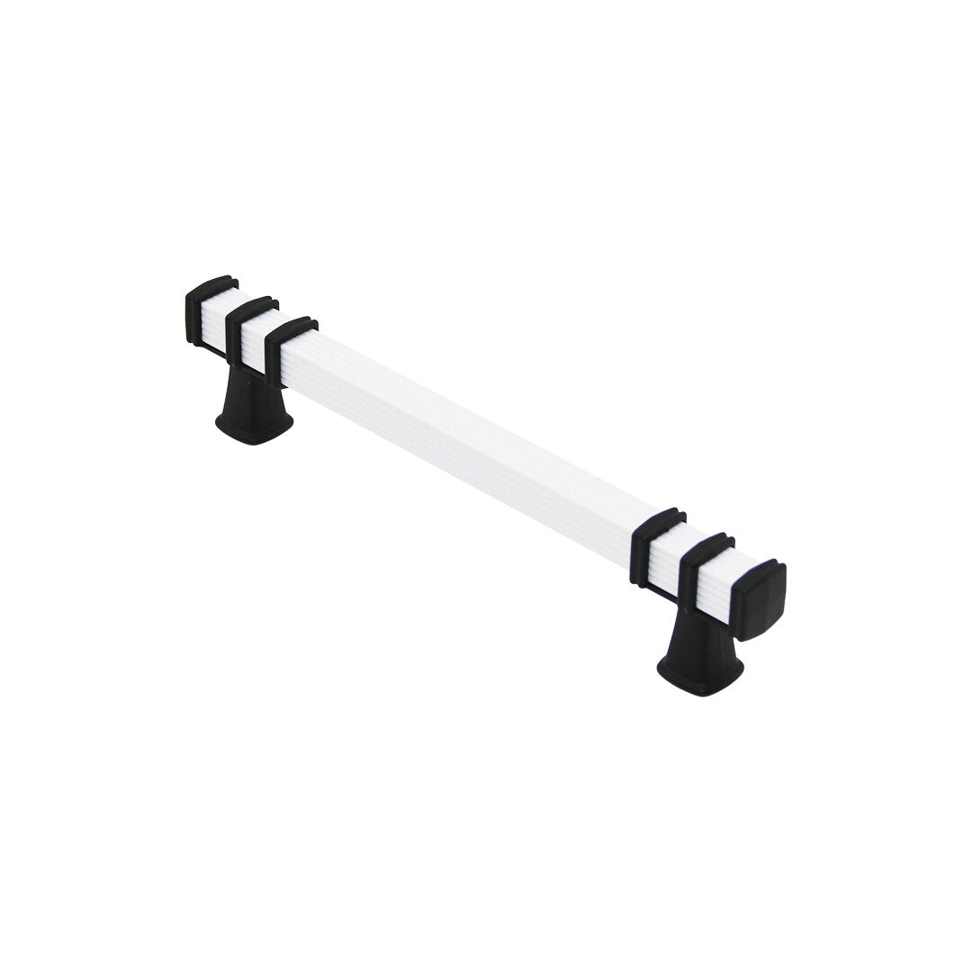 Yüzük Si̇yah - Kulp Beyaz   Kare  çekmece Kulp 12.8cm