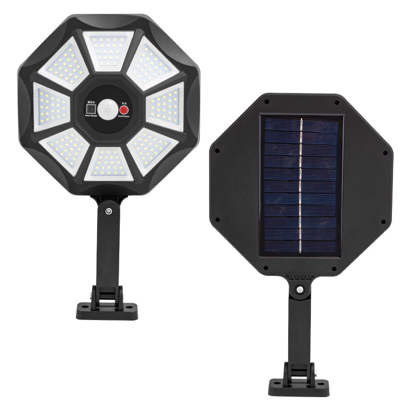 Zb-168a Kumandali 3 Kademeli̇ 168 Smd Ledli̇ Sensörlü Beyaz Solar Aydinlatma