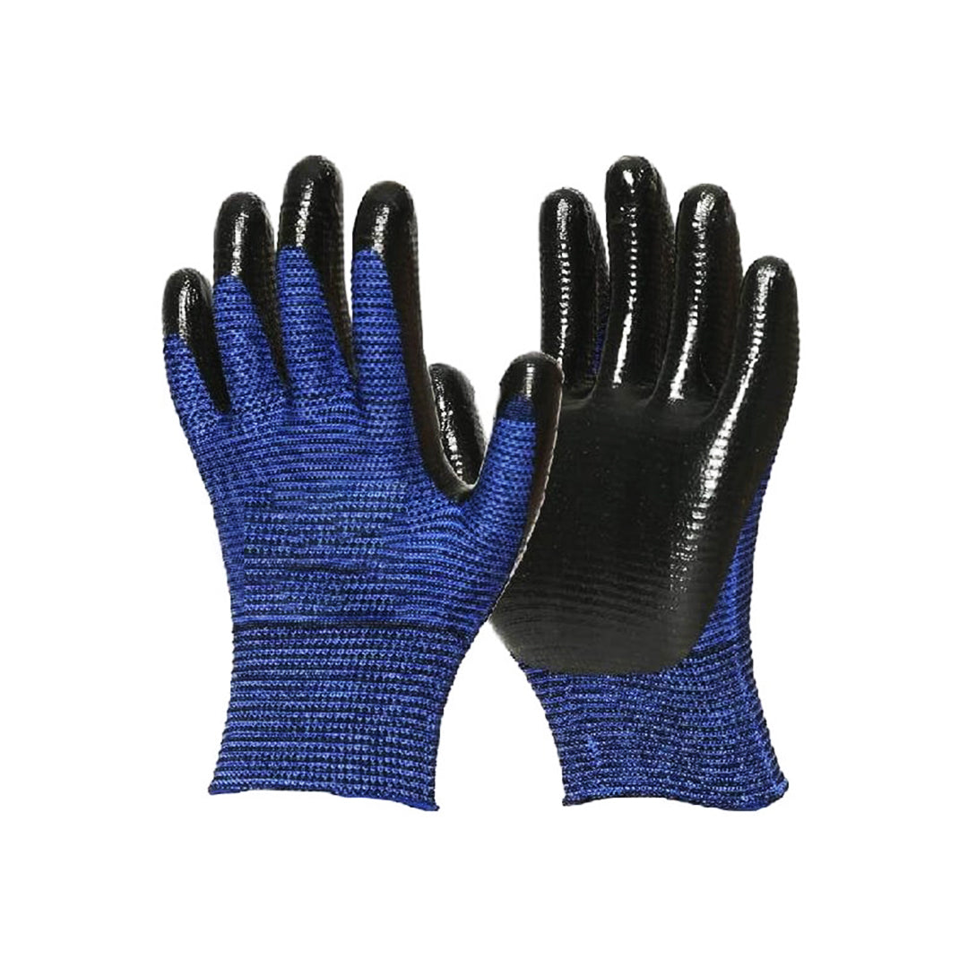 Рабочие перчатки Zebra Blue Black 10xl